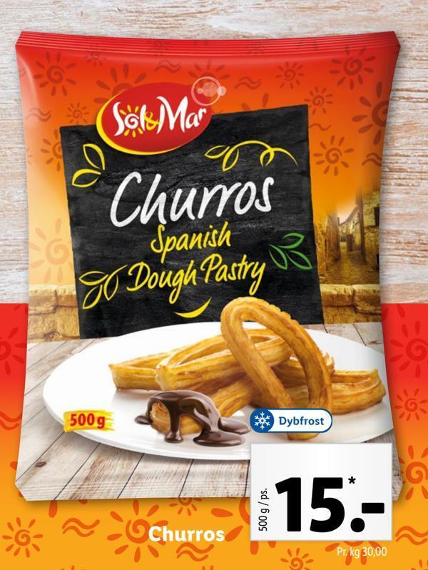 Churros tilbud hos Lidl