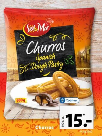 Lidl Churros tilbud