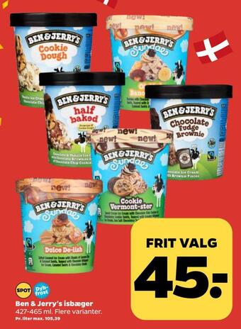 Ben & jerry's isbæger