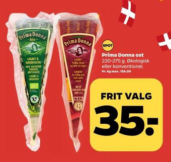 Netto Prima donna ost tilbud