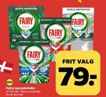 Netto Fairy opvasketabs tilbud