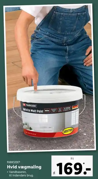 Lidl Hvid vægmaling tilbud