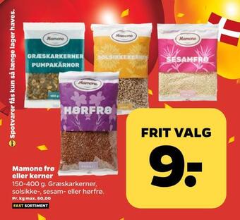 Netto Mamone frø eller kerner tilbud