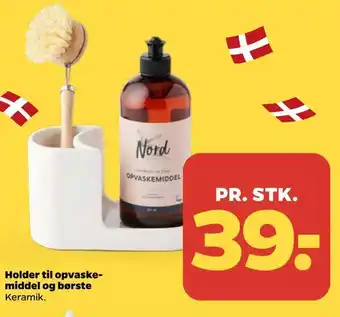 Netto Holder til opvaske middel og børste tilbud
