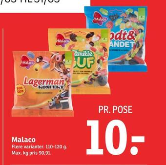 SPAR Malaco tilbud