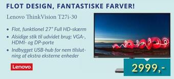 CBC Lenovo thinkvision t27i-30 tilbud