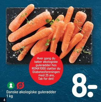 REMA 1000 Danske økologiske gulerødder tilbud