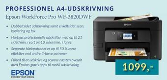 Epson workforce pro wf-3820dwf