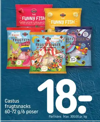 REMA 1000 Castus frugtsnacks tilbud