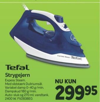 Din Isenkræmmer Tefal strygejern tilbud