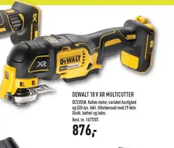 Dewalt 18 v xr multicutter ekskl. moms