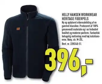 Helly hansen workwear heritage fiberpels ekskl. moms