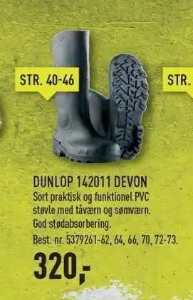 Dunlop 142011 devn ekskl. moms