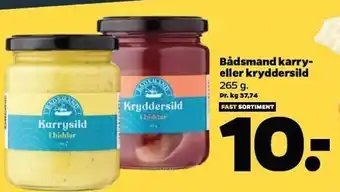 Netto Bådsmand karry el. kryddersild tilbud