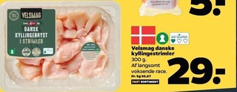 Netto Velsmag danske kyllingestrimler tilbud