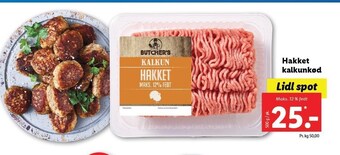 Lidl Hakket kalkunkød tilbud
