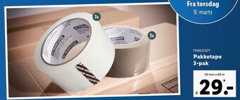 Lidl Parkside pakketape 3-pak tilbud