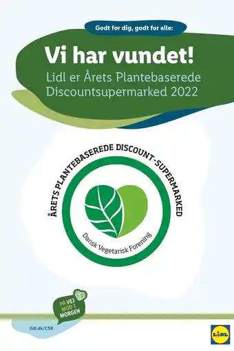 Lidl Lidl er årets plantebaserede discountsupermarked tilbud