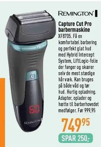 Imerco Remington capture cut pro barbermaskine tilbud
