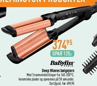 Imerco Babyliss deep waves bølgejern tilbud