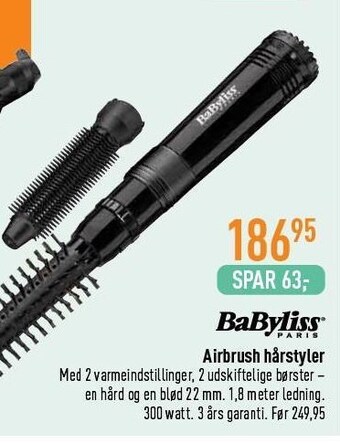 Babyliss airbrush hårstyler