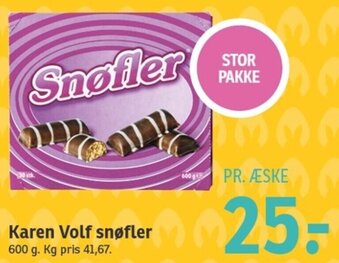 SPAR Karen Volf Snøfler tilbud