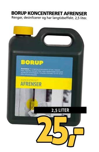 XL-BYG Borup koncentreret afrenser tilbud