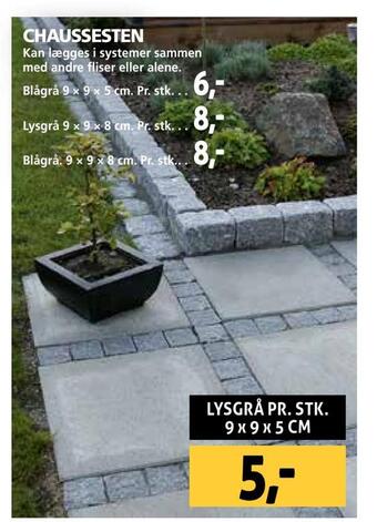 XL-BYG Chaussesten tilbud