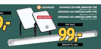 Ledvance led rør armatur 15w