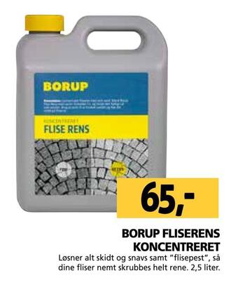 XL-BYG Borup fliserens koncentreret tilbud