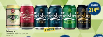 Otto Duborg Carlsberg Öl tilbud