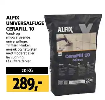 XL-BYG Alfix universalfuge cerafill 10 tilbud