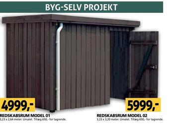 XL-BYG Redskabsrum model 01 tilbud