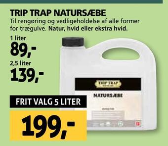 XL-BYG Trip trap natursæbe tilbud