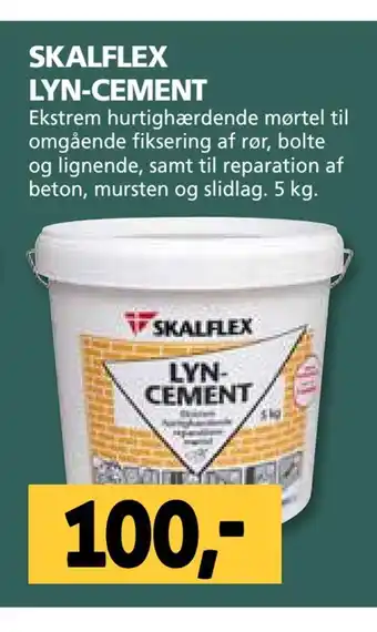 XL-BYG Skalflex lyn-cement tilbud