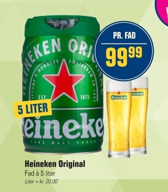 Otto Duborg Heineken Original tilbud