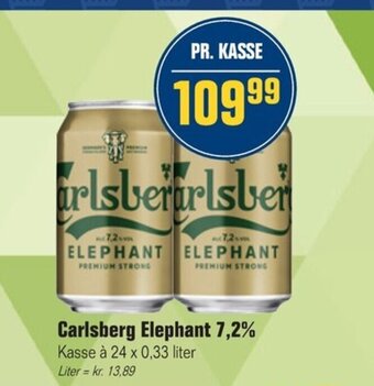 Otto Duborg Carlsberg Elephant 7.2% tilbud