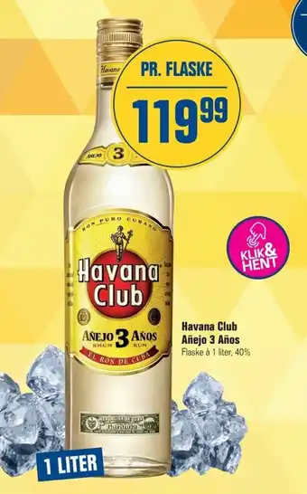 Otto Duborg Havana Club Añejo 3 Años tilbud