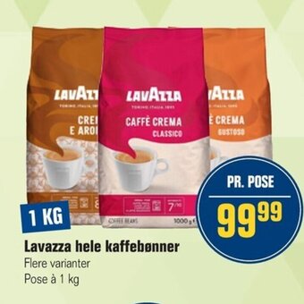 Lavazza Hele Kaffebønner