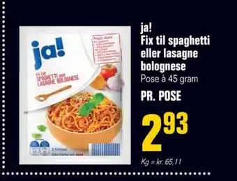 Otto Duborg Fix Til Spaghetti Eller Lasagne Bolognese tilbud