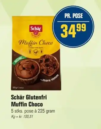 Otto Duborg Schär Glutenfri Muffin Choco tilbud