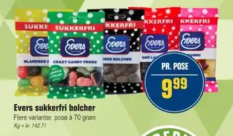 Evers Sukkerfri Bolcher