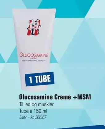 Otto Duborg Glucosamin Creme + MSM tilbud