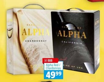 Alpha Red / Chardonnay