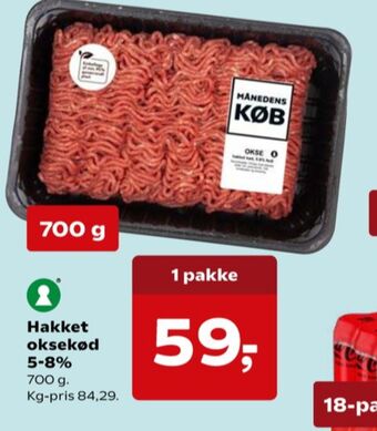 Dagli'Brugsen Ukendt hakket oksekød tilbud