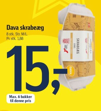 Føtex Dava foods æg tilbud