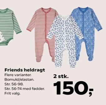 Kvickly Friends heldragt tilbud