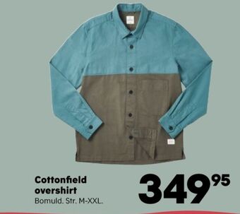 Kvickly Cottonfield skjorte tilbud