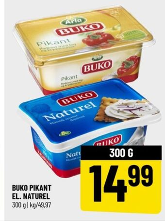 Løvbjerg Buko flødeost pikant tilbud