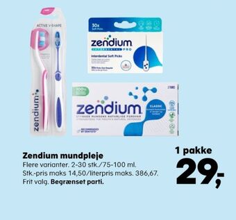 Kvickly Zendium tandpasta tilbud